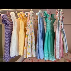 Summer dresses size 4T- bundle of 7 dresses
